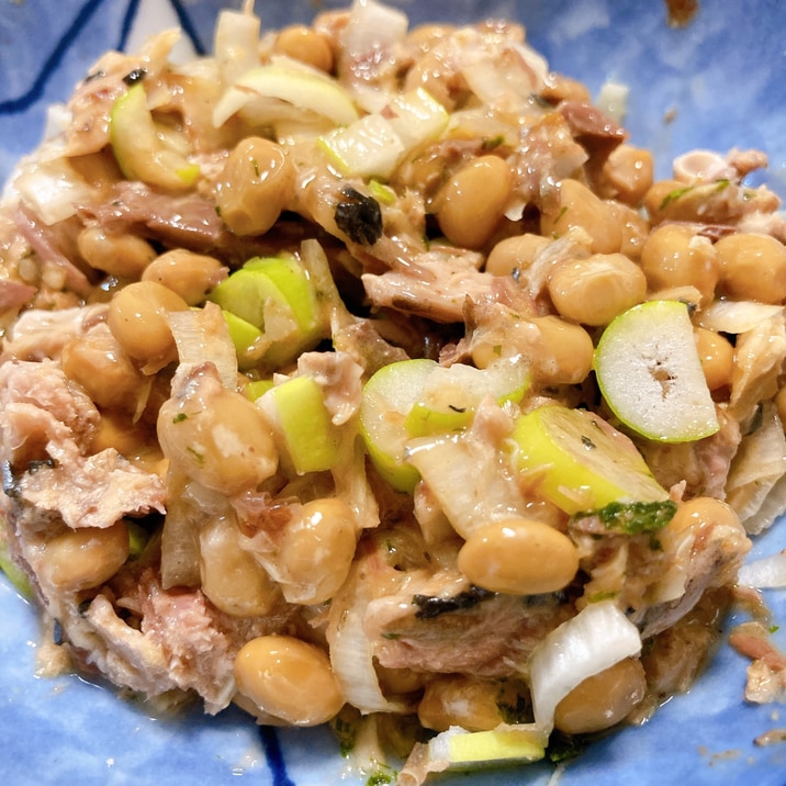 手軽に栄養満点!薄味好きさんのサバ缶納豆